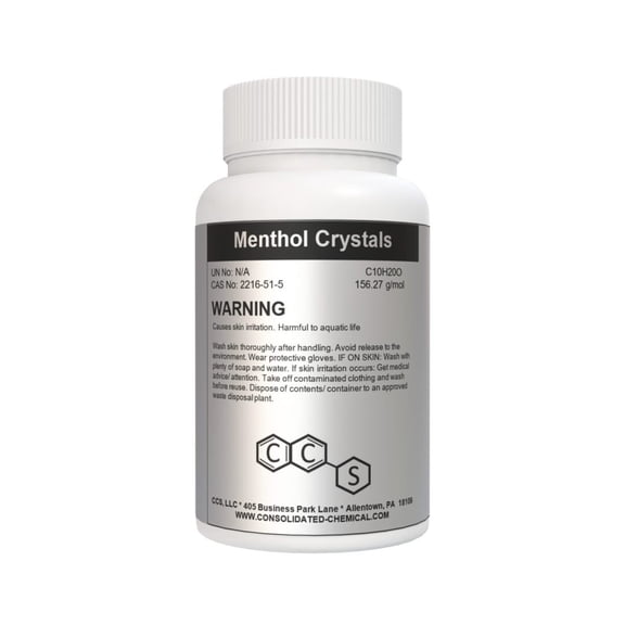 Menthol Crystals | Premium Natural Cooling Agent for Food - 500 Grams