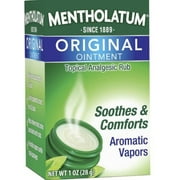 Mentholatum Original Ointment Soothing Relief, Aromatic Vapors - 1 oz - (Pack of 2)
