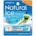 thumbnail image 1 of Mentholatum (R) Natural Ice (R) Sport Broad Spectrum SPF 30 Medicated Lip Balm - 12 Pack of 4.5 g Tubes, 1 of 3