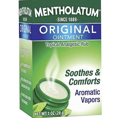Mentholatum Topical Analgesic Ointment, 1 Ounce (Pack of 3)