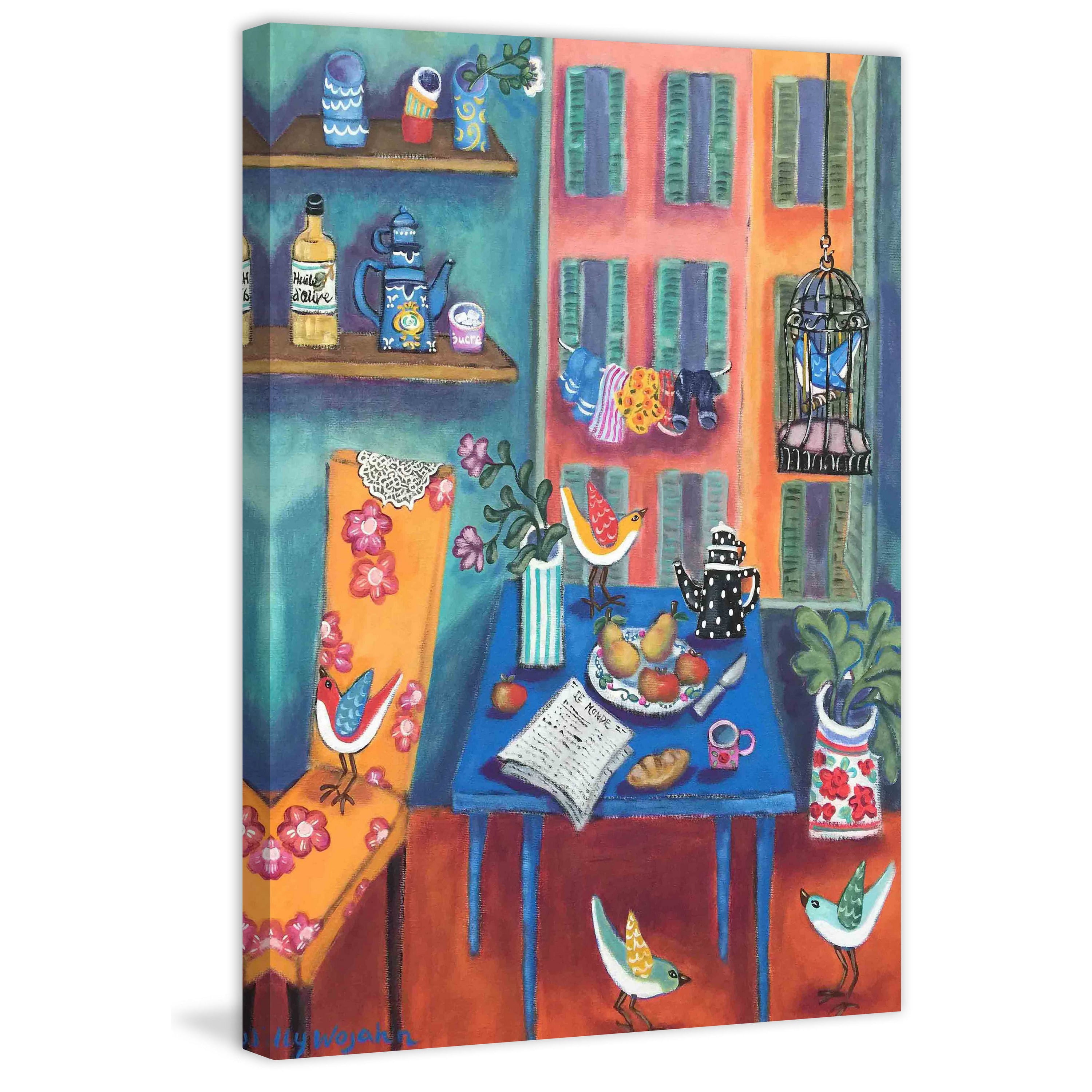 "Menton Interior" Painting Print on Canvas