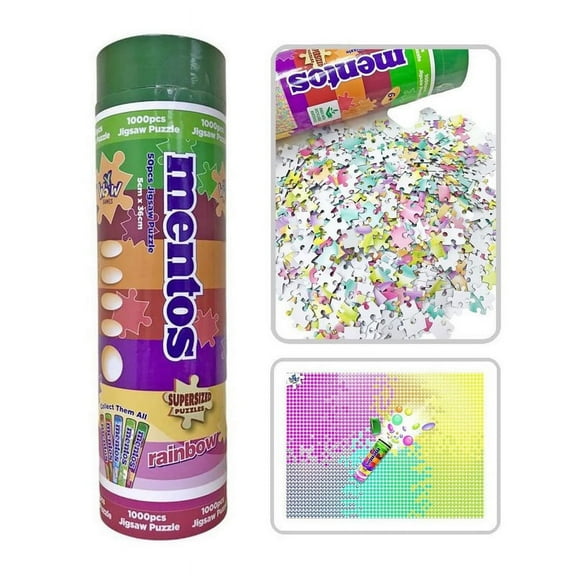 Mentos 1000 Piece SuperSized Jigsaw Puzzle | Rainbow