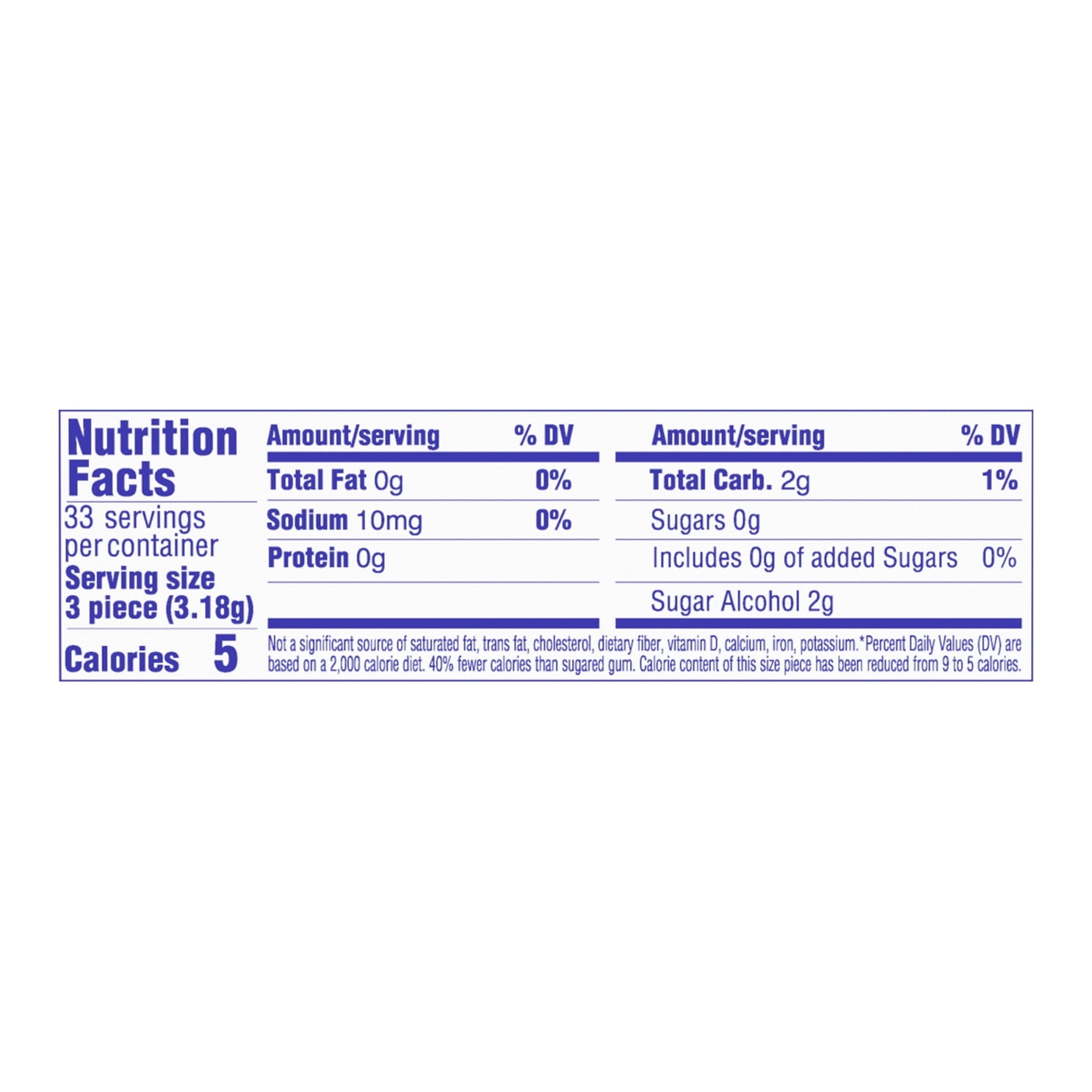 Mentos Always White Sugar-Free Chewing Gum with Xylitol, Peppermint, 100 Piece Bottle (Pack of 4)