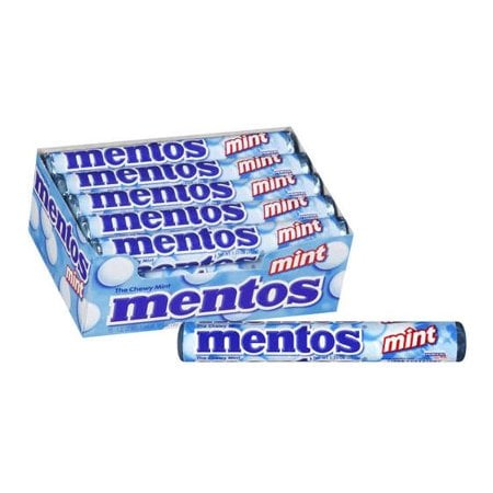 Mentos Chewy, Mints Flavor Pack, Box 15 Ct.