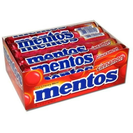 Mentos Cinnamon Chewy Mints - 15 Rolls Of 1.32 Oz By Mentos
