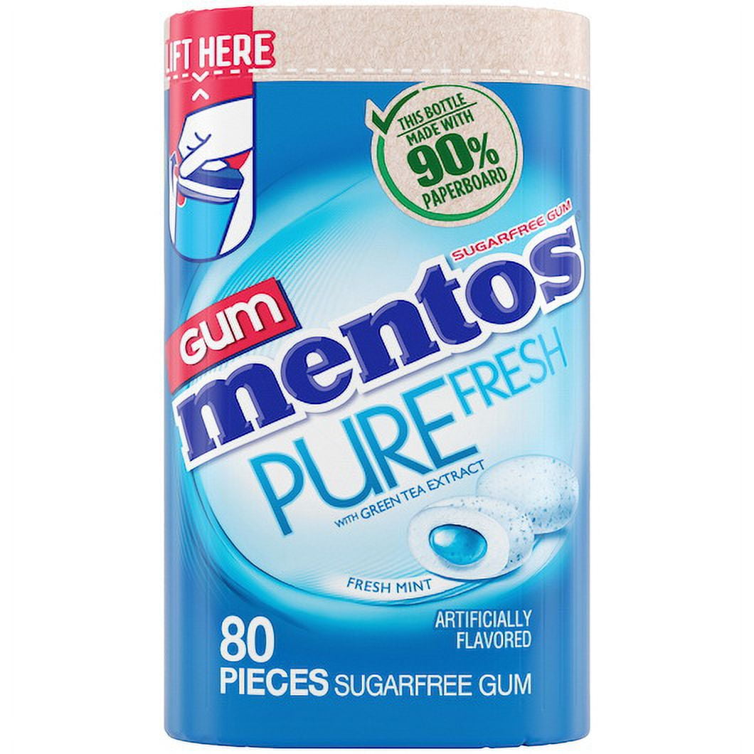 Mentos Gum Sugar Free Gum 80 Count, 5.644 Ounce, 6 per case