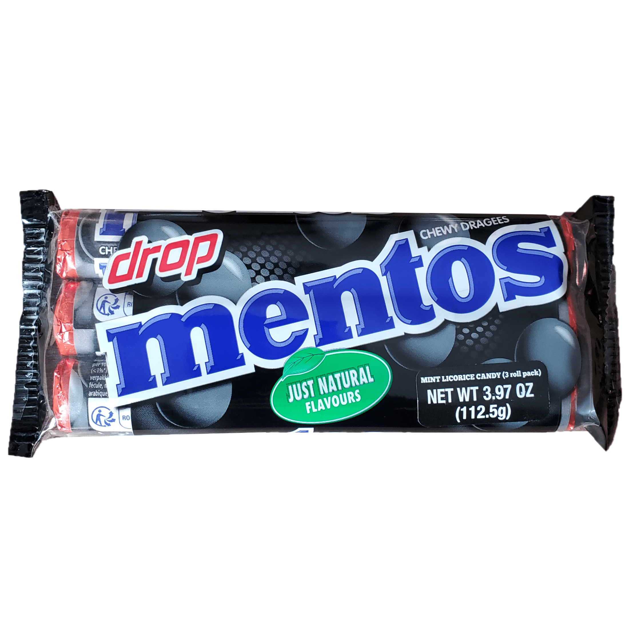mentos19品 Mentos Licorice Chewy Dutch Mint Candy, 3 Roll Pack - Walmart.com