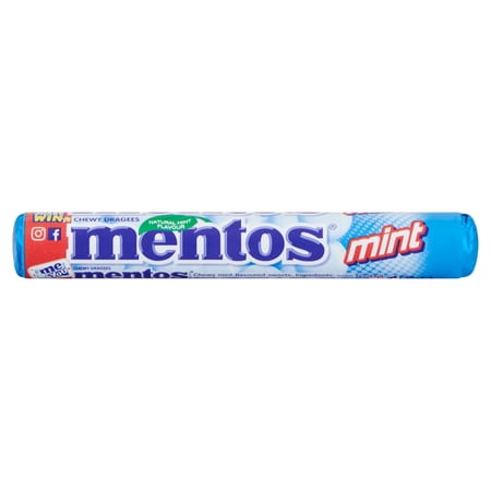 Mentos Mint Roll 38G, Imported from Britain