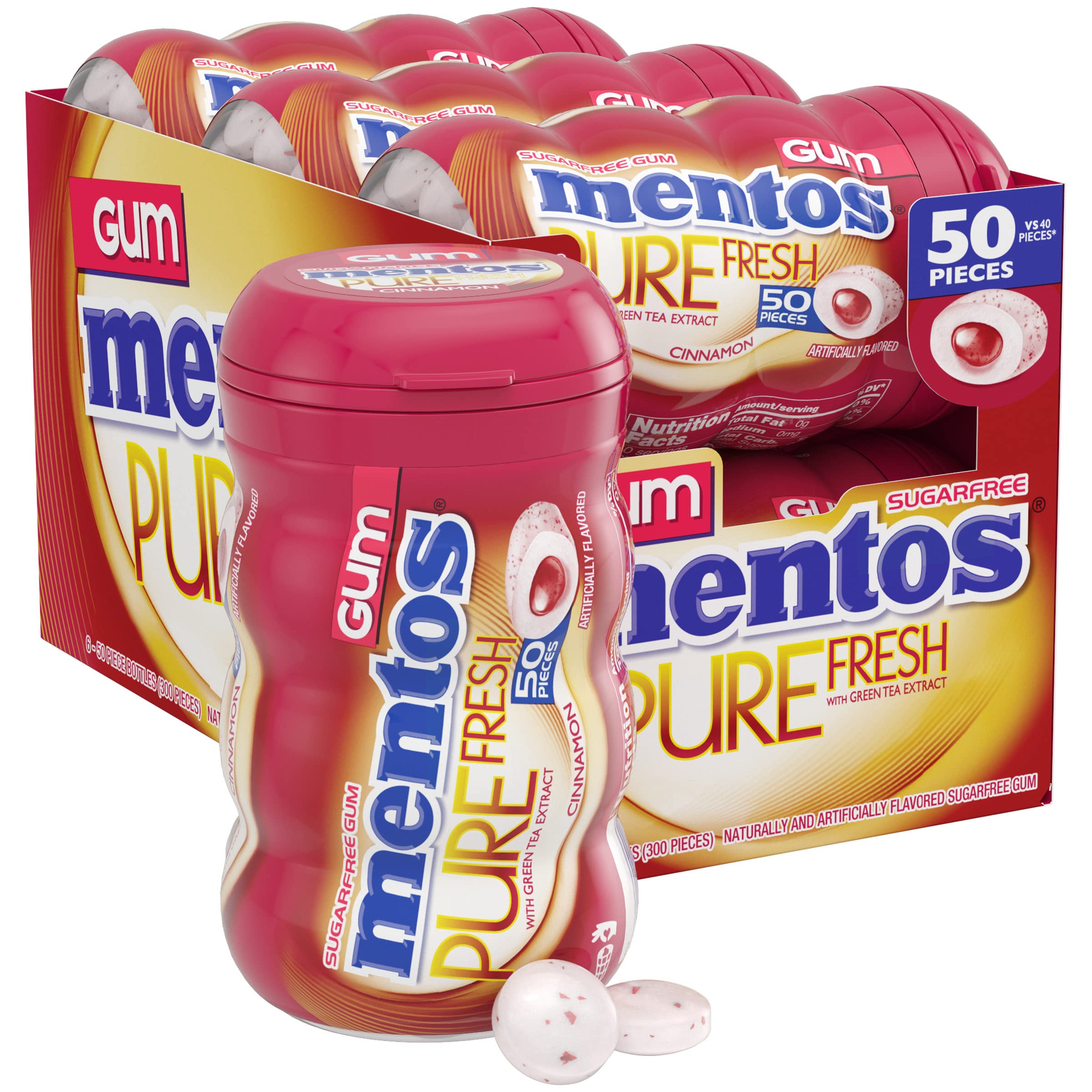 Mentos Pure Fresh Sugar Free Chewing Gum With Xylitol Cinnamon Bulk Mentos Pure Fresh Sugar Free Chewing Gum With Xylitol Cinnamon Bulk