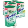thumbnail image 1 of Mentos Pure Fresh Sugar-Free Chewing MDA05&nbsp;Gum with Xylitol, Spearmint, in a recyclable 90% Paperboard Bottle, 80 Piece, Pack of 4 Bottles, 1 of 3