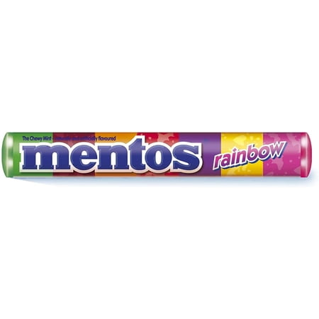 Mentos Rainbow Chewy Mints, 20 Rolls