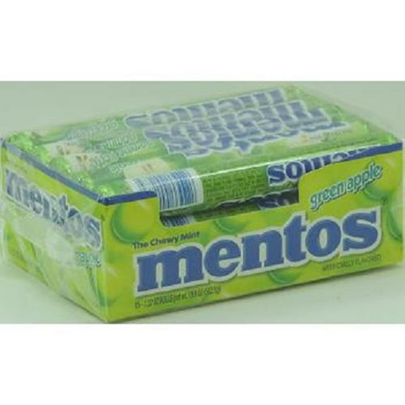 Mentos Rolls, Green Apple, 1.32 Ounce (Pack of 15)