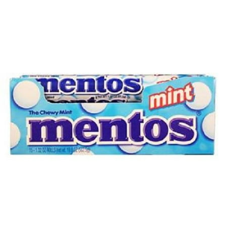 Mentos Rolls, Mint, 1.32 Ounce (Pack of 15)