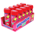 thumbnail image 1 of Mentos Sugar-Free Chewing Gum, Red Fruit Lime, 15 Piece Bottle, Pack of 10, 1 of 4