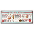 thumbnail image 1 of Menu Board Embossed Metal Sign, 1 of 4