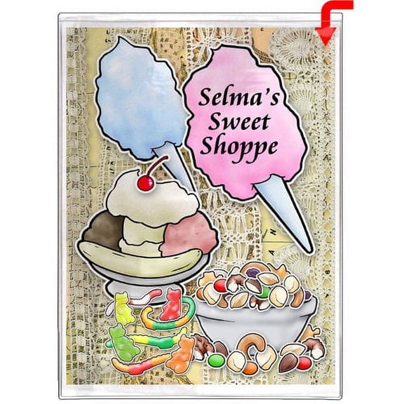 Menu Covers 2View Pocket 8 1/2" x 11" 10 Pack Clear Vinyl Plastic H81110010