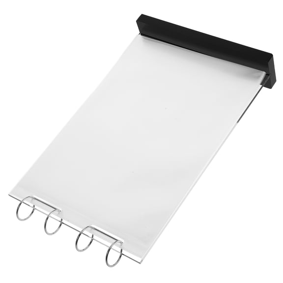 Menu Display Stand with Paper Holder and Poster Shelf for Tables, Sign Holder with Stable Base for Restaurants and Cafes