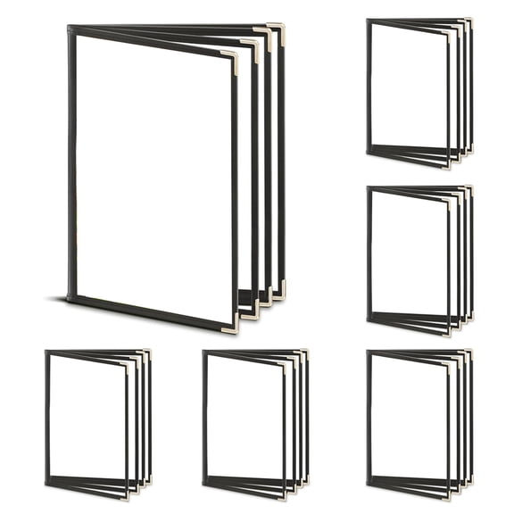 Menu Holder 4 Page 8 View Transparent Restaurant Menu Cover Book