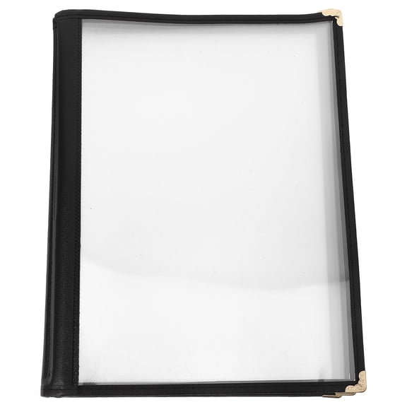 FONDOTIN Transparent Menu Folder for Restaurant Multipurpose PVC Menu Holder