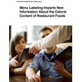 thumbnail image 1 of Menu Labeling Imparts New Information about the Calorie Content of Restaurant Foods, 1 of 1