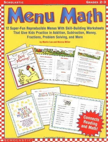 Pre-Owned Menu Math: Super-Fun Reproducible Menus With Skill-Building ...