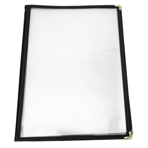 Menu Recipe Plastic Folders Cookbook Binder Pvc Holder Price List Cover Holders for Restaurant Paper Insert