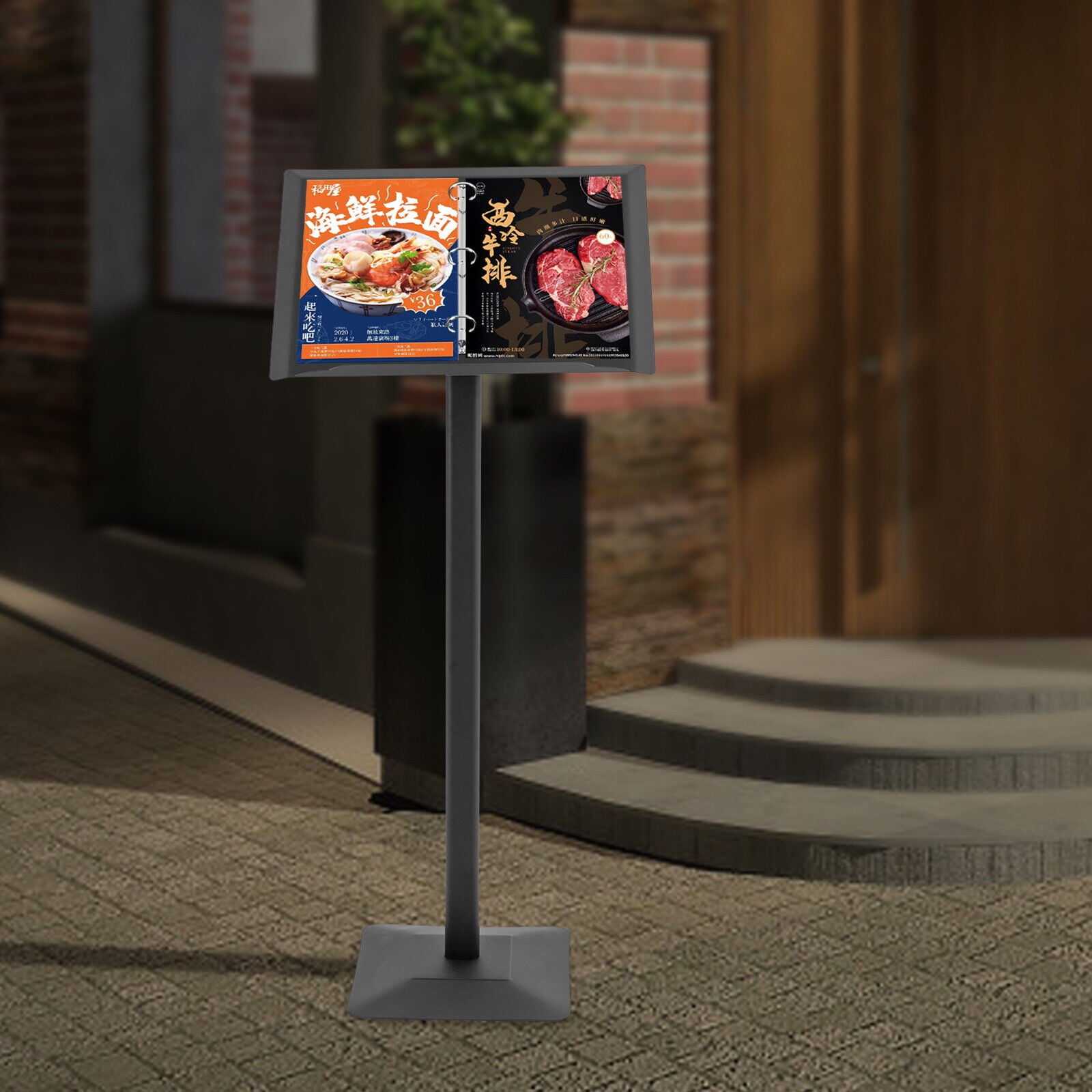 Menu Stand Catalogue Browser Floor Stand Lectern Stand Brochure Menu ...