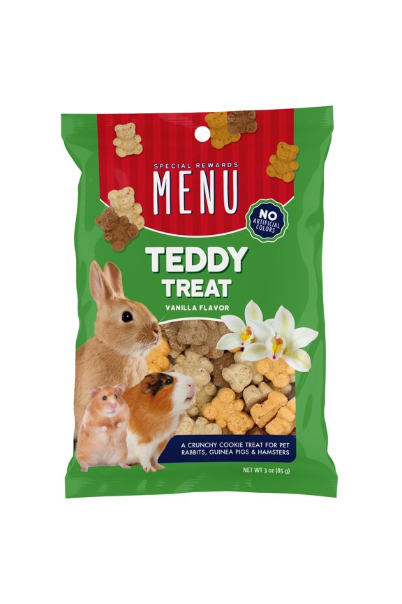 Menu Teddy Small Animal Treat 3oz