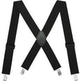 thumbnail image 1 of Menu2019s 2u201d Wide X-Back Adjustable Elastic Suspenders with Heavy Duty Metal Clips, 1 of 1