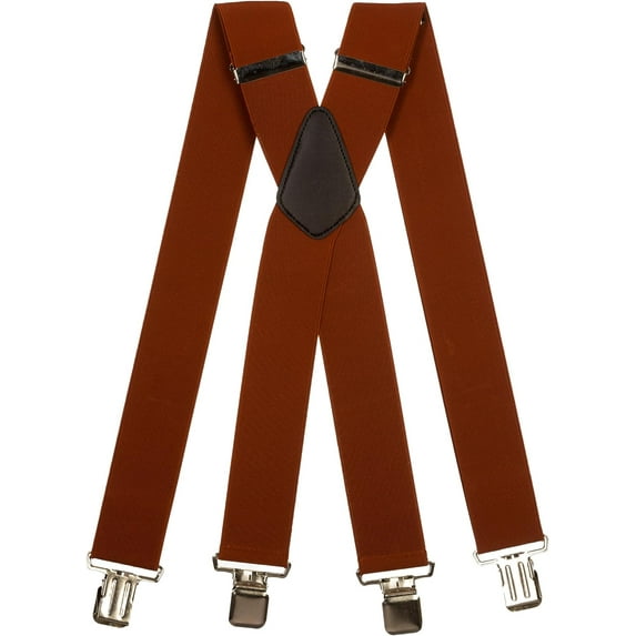 Menu2019s Braces/Suspenders with Heavy Duty X-Shape Design and Extra Wide Straps - 5cm
