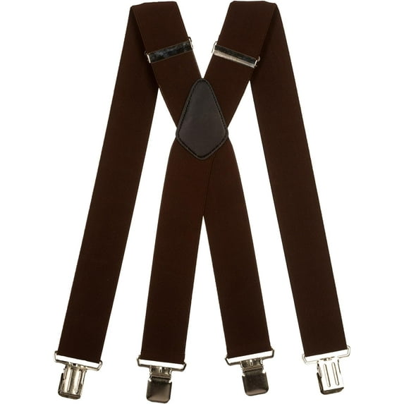 Menu2019s Braces/Suspenders with Heavy Duty X-Shape Design and Extra Wide Straps - 5cm
