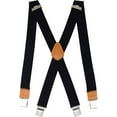 thumbnail image 1 of Menu2019s Heavy Duty X- Back Suspenders-Adjustable Size, Long & Elastic Braces, 1 of 1