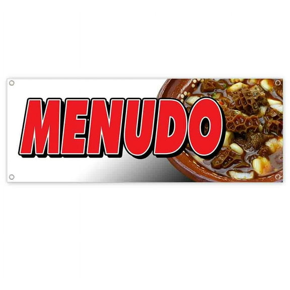 Menudo 13 oz Vinyl Banner With Metal Grommets