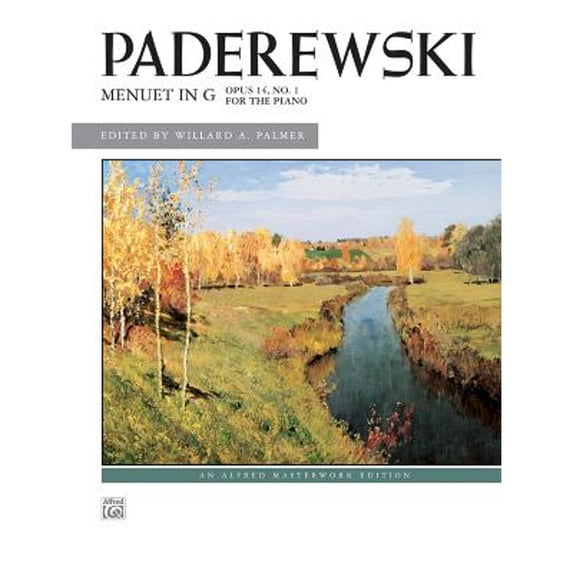 Pre-Owned Menuet in G, Op. 14, No. 1: Sheet (Paperback) by Ignace Jan Paderewski, Willard A Palmer