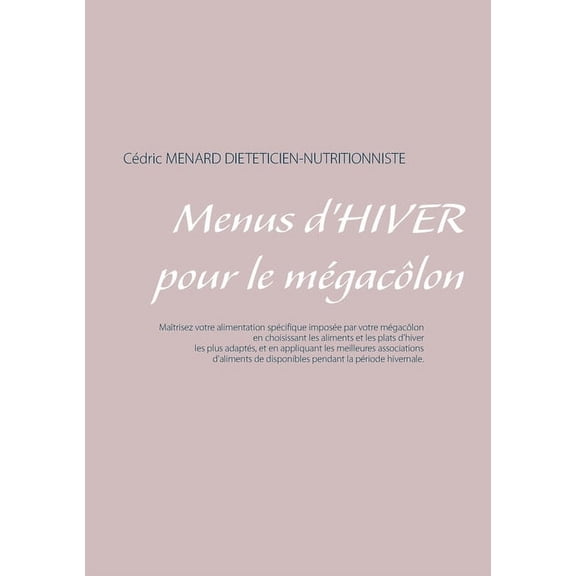 Menus d'hiver pour le mgaclon, (Paperback)