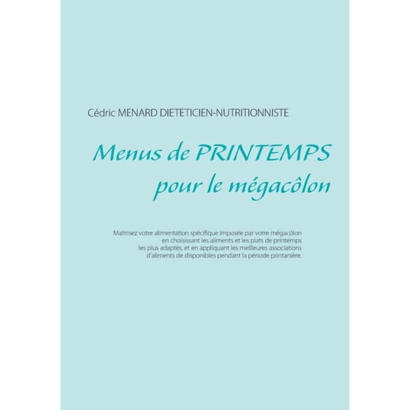 Menus de printemps pour le mgaclon, (Paperback)