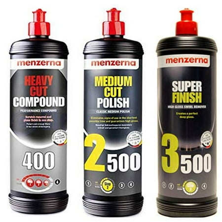 Menzerna 400, 2500, 3500 32oz Kit