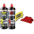 thumbnail image 1 of Menzerna Compound Bundle Includes Free Microfiber Towel (Menzerna 2500Q and 1000Q Compound Bundle), 1 of 4
