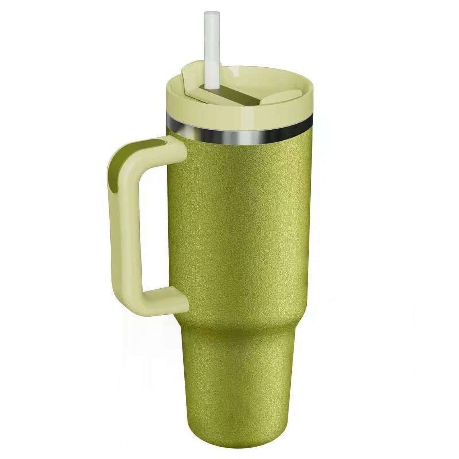 Meoky 40oz Water Tumbler: Leak-Proof, Insulated Stainless Steel with Handle & Straw, Ideal for