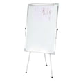 thumbnail image 1 of Meoldis Adjustable Height Whiteboard on Tripod Stand - Portable Flip Chart Easel with Magnetic Surface, Paper Clamp & Pen Tray, for Office, School & Home, 1 of 8
