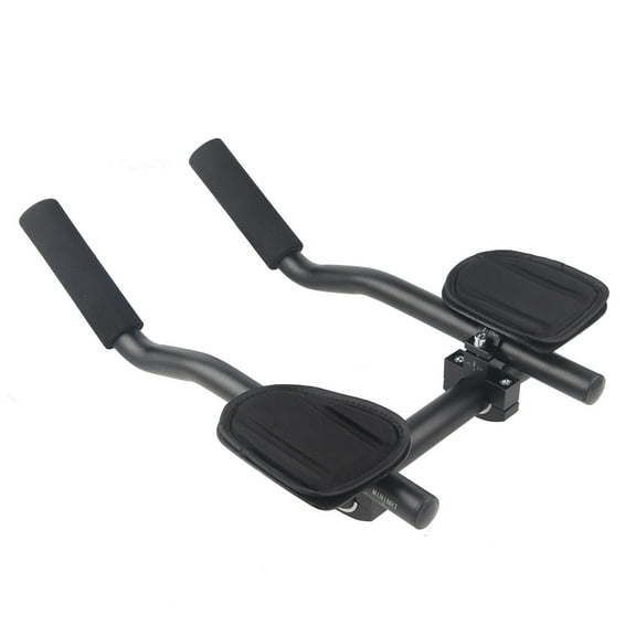 Meoldis Handlebar Arm Padding Bike Handlebar Aluminum Alloy Armrest with Thick Sponge Padding Adjustable Cycling Support Lightweight Bicycle Handlebar for Mtb
