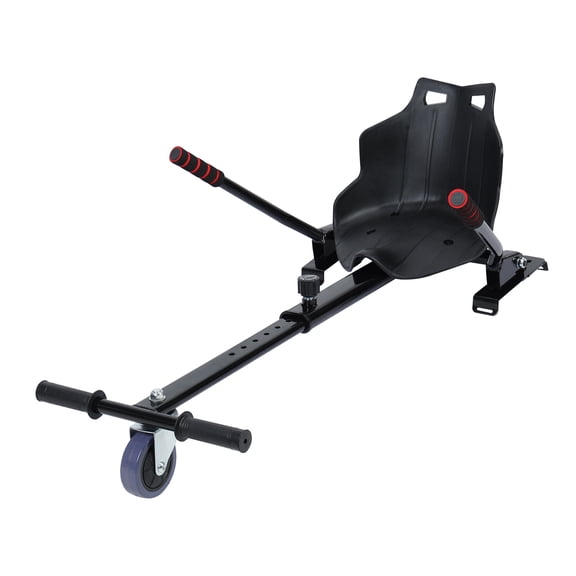 Meoldis Hoverboard Seat Go Kart Attachment - Multi-Compatibility Kids & Adults Hoverboard to Kart Converter, Adjustable Frame Fits 6.5" to 10" Hoverboards