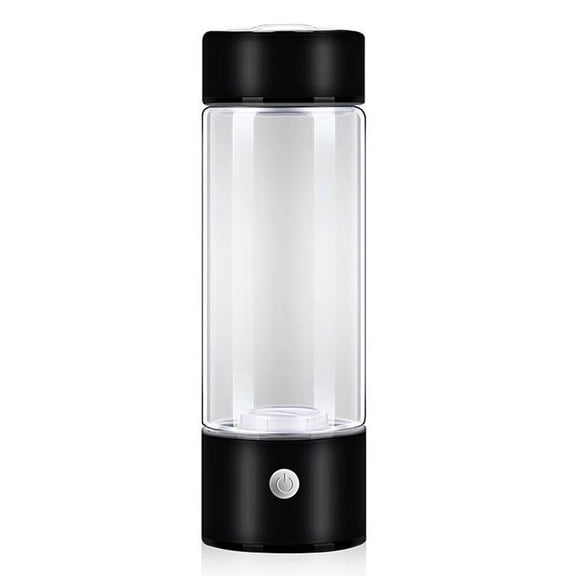 Meoldis Hydrogen Water Bottle Generator, 2200PPB Portable Hydrogen Rich Water Maker with SPE/PEM Tech, USB Rechargeable Hydrogen Water Ionizer Cup, Health Gift for Family & Travel