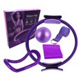thumbnail image 1 of Meottam 5 in 1 Yoga Set with Back Cracker Roller & Deep Tissue Massage Yoga Blocks, Yoga Ball, Ring & Accessories for Stretching & Relief (Purple), 1 of 7