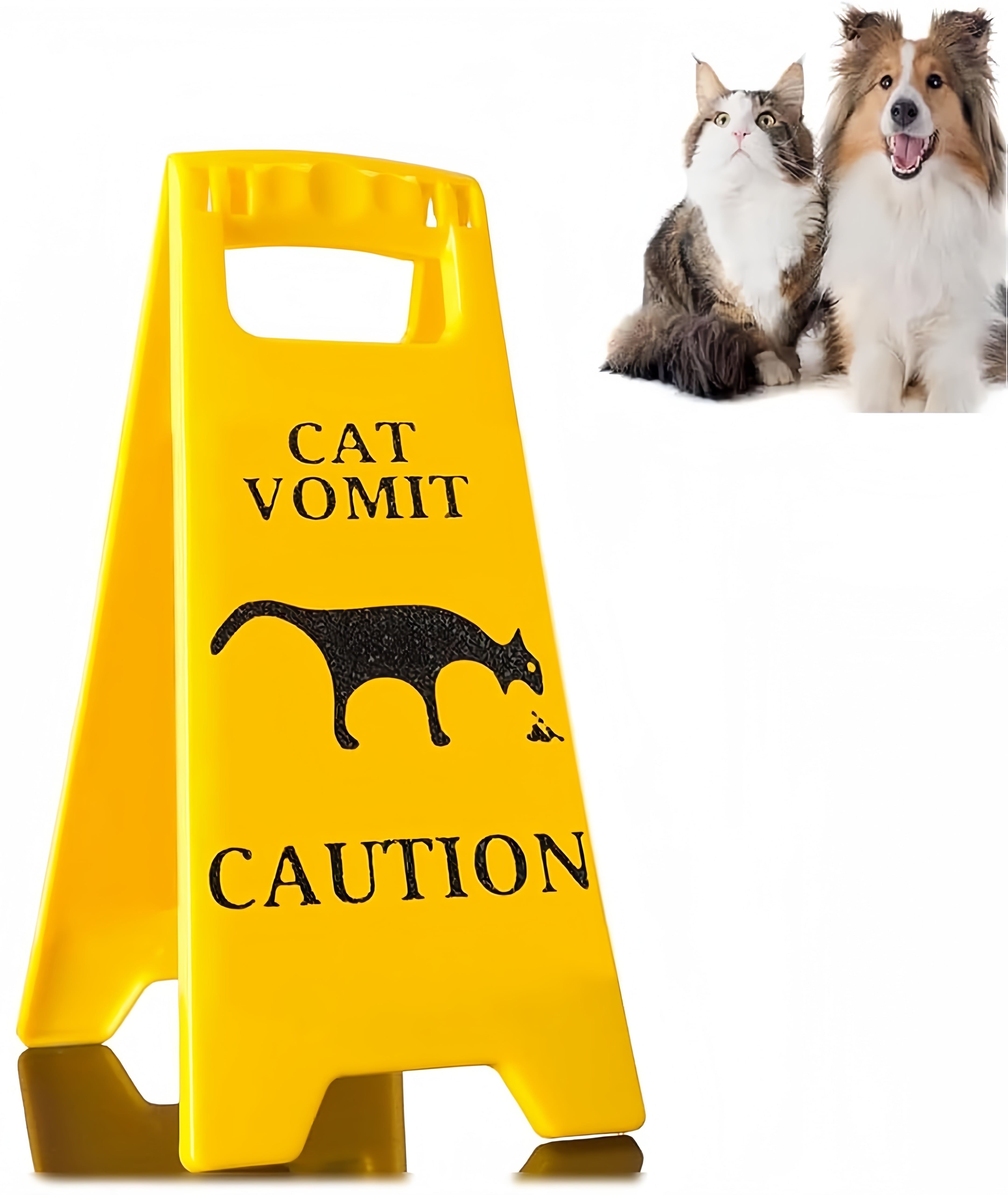 Cat Throw Up Sign Cat Vomit Sign, Dog Vomit Sign, Yard Warning Sign ...