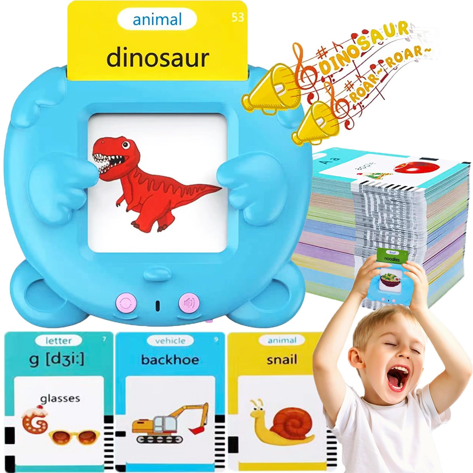 Meottam English Preschool Languages Two-Sided Flash Card Kit, 510 ...