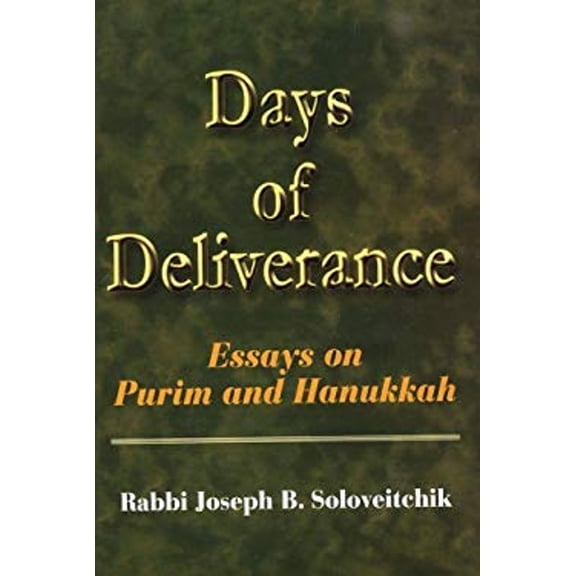Pre-Owned Days of Deliverance: Essays on Purim and Hanukkah (Hardcover) 0881259446 9780881259445
