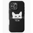 thumbnail image 1 of Meow Cat Funny Kitty Mom Dad Gift - Gift Idea Phone M97 M2909 Phone Case for iPhone 17 16 15 14 13 12 11 Pro Max, 1 of 2