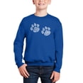 thumbnail image 1 of Meow Cat Prints - Boy's Word Art Crewneck Sweatshirt, 1 of 3