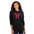 thumbnail image 1 of Meow Cute Crazy Cat Ladies University Women Plus Size Long Sleeve Graphic Tee Brisco Brands 3X, 1 of 5